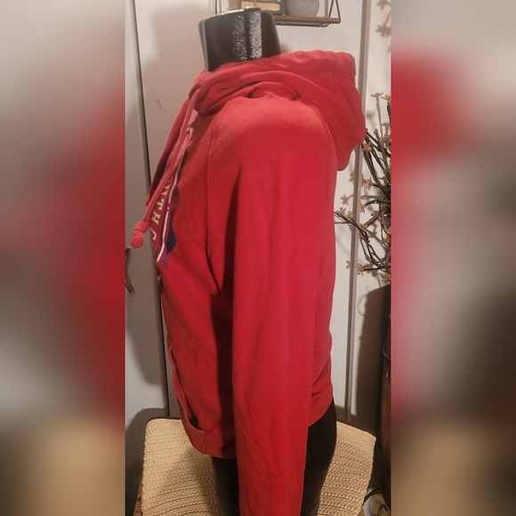 H&M Divided Red Pullover Hoodie S - Picture 6 of 7